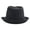Black-58cm, variant on Striped Fedora Top Hat Short Brimmed Dress Up Top Hat Surprise Gift for Boyfriend Father Uncle Casual Hat
