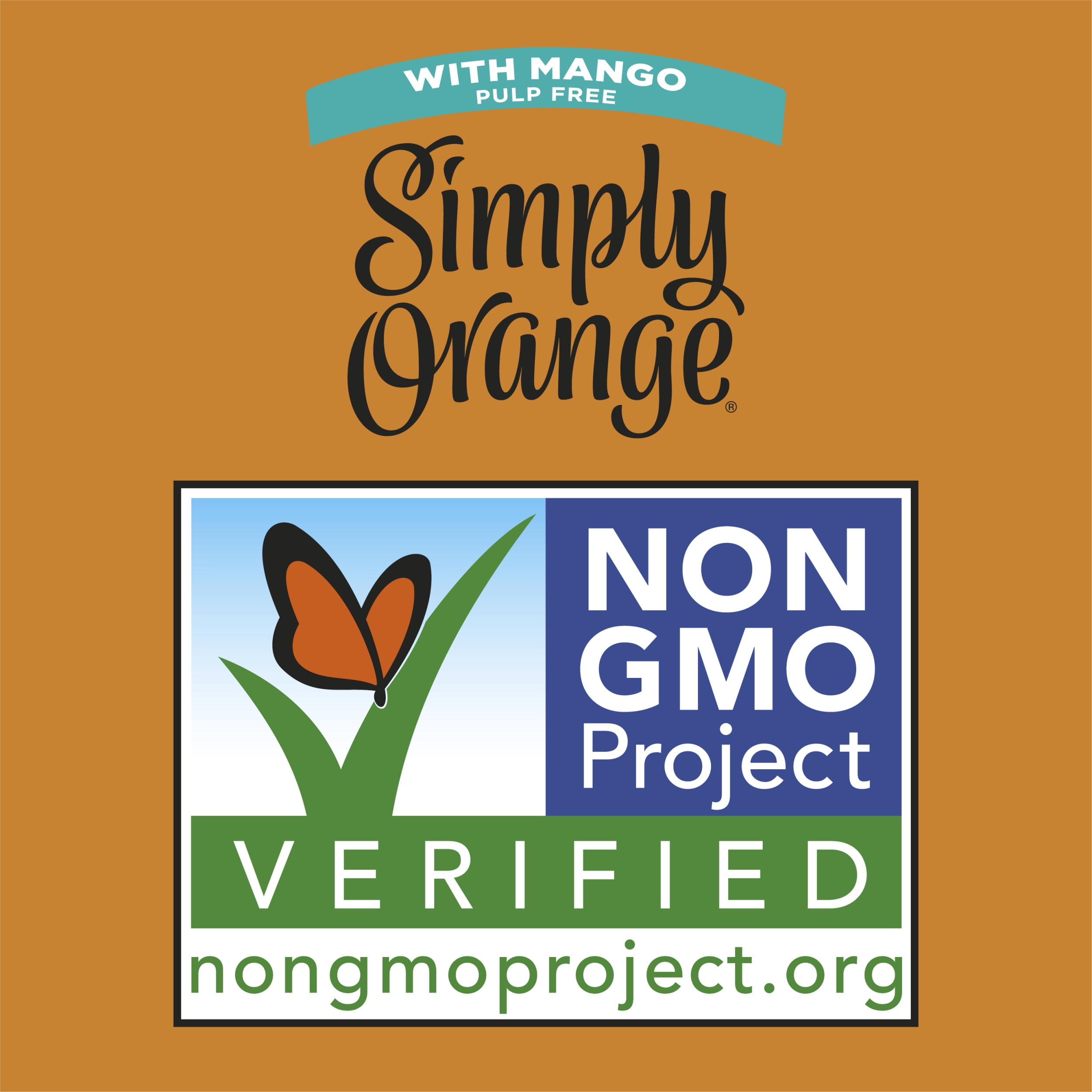 Simply Orange Juice with Mango, 11.5 fl oz