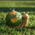 thumbnail image 1 of Estatua de animal de resina ZHCH caracol con energía solar iluminada para decoración de jardín, 1 of 5
