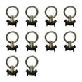 thumbnail image 2 of Baohd 10PCS L Track Single Stud Fitting With Round Ring Single Stud Fitting Tie Downs Trailer Black 1Set, 2 of 6