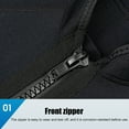 thumbnail image 2 of fankhu Men 3mm Neoprene Jacket Top Scuba Diving Wet Suit (XXL), 2 of 9