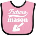 thumbnail image 3 of Inktastic Future Mason Brick Block Occupation Boys or Girls Baby Bib, 3 of 4