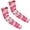 Hot Pink, variant on LRen Kids UV Protection Arm Sleeves, Cute Cartoon Print Cooling Compression Sleeves for Boys Girls Outdoor Activities
