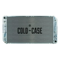 Cold Case Radiators CCRCHI579A 36 x 18.5 x 3 in. Driver Side Inlet & Passenger Side Outlet Radiator for 1994-1996 GM G-Body - Polished