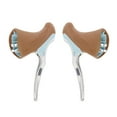 thumbnail image 2 of Bike Brake Levers Bike Racing Left Right Hand, Aluminum Alloy Coffee, 2 of 5