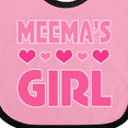 thumbnail image 4 of Inktastic Meema Girl Granddaughter Girls Baby Bib, 4 of 4
