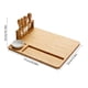 thumbnail image 3 of Juego De Bandejas De Madera Para Delicatessen Tabla de embutidos personalizada con plato de queso y bandeja de delicatessen (madera, 1 pieza) JASKFLY, 3 of 6