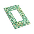 thumbnail image 3 of ZICANCN Outlet Covers Wall Plate, Green Cute Fresh Daisy Light Switch Cover Decorative, Duplex Toggle Combo 1-Gang, 3 of 9