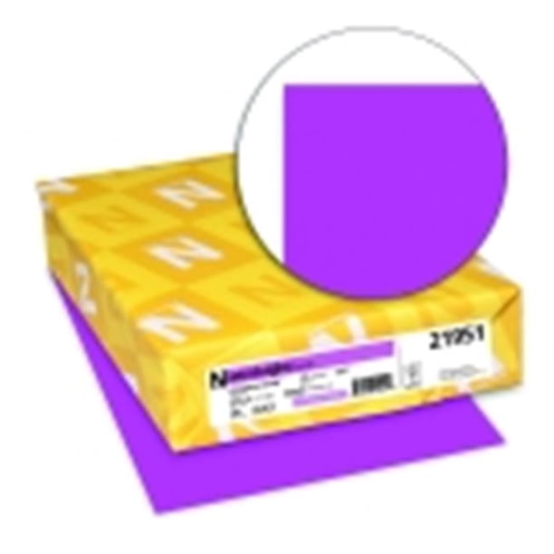 Astrobrights 8 5 X 11 In Paper Card Stock Outrageous Orchid Pack 