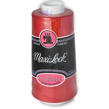 Poppies Thread - Maxi Lock All Purpose Thread Poppy Red 3000 YD Cone MLT-053