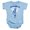 Kelly Green, variant on Superman Flying Outline Unisex Infant Snap Suit for Baby, Light Blue, Small