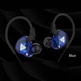 thumbnail image 4 of Audífonos estéreo de bajo QKZ AK6 de 3,5 mm, audífonos dinámicos, enchufe para audífonos, azul, 4 of 9
