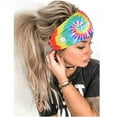 thumbnail image 3 of Wide Elastic Tie-Dyed Head Bands for Sports, Yoga  - Unique Designs, 3 of 15