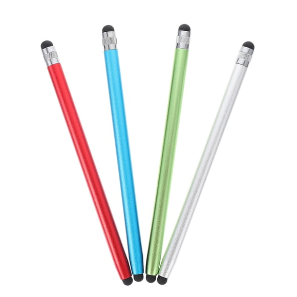 Raindrops Back to School 4Pcs Touchscreen Stylus Pen Blue with Silicone for Writing and Note Taking for Tablets