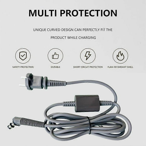Replacement Curling Iron Cable for HS01/HS05 Hair Styler Hair Cord AC Charger Cable with Screwdriver(UK)