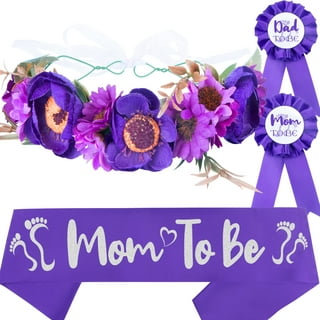 Party City Mom Dad-To-Be Award Ribbon Baby Shower Accessory Kit | Holiday 