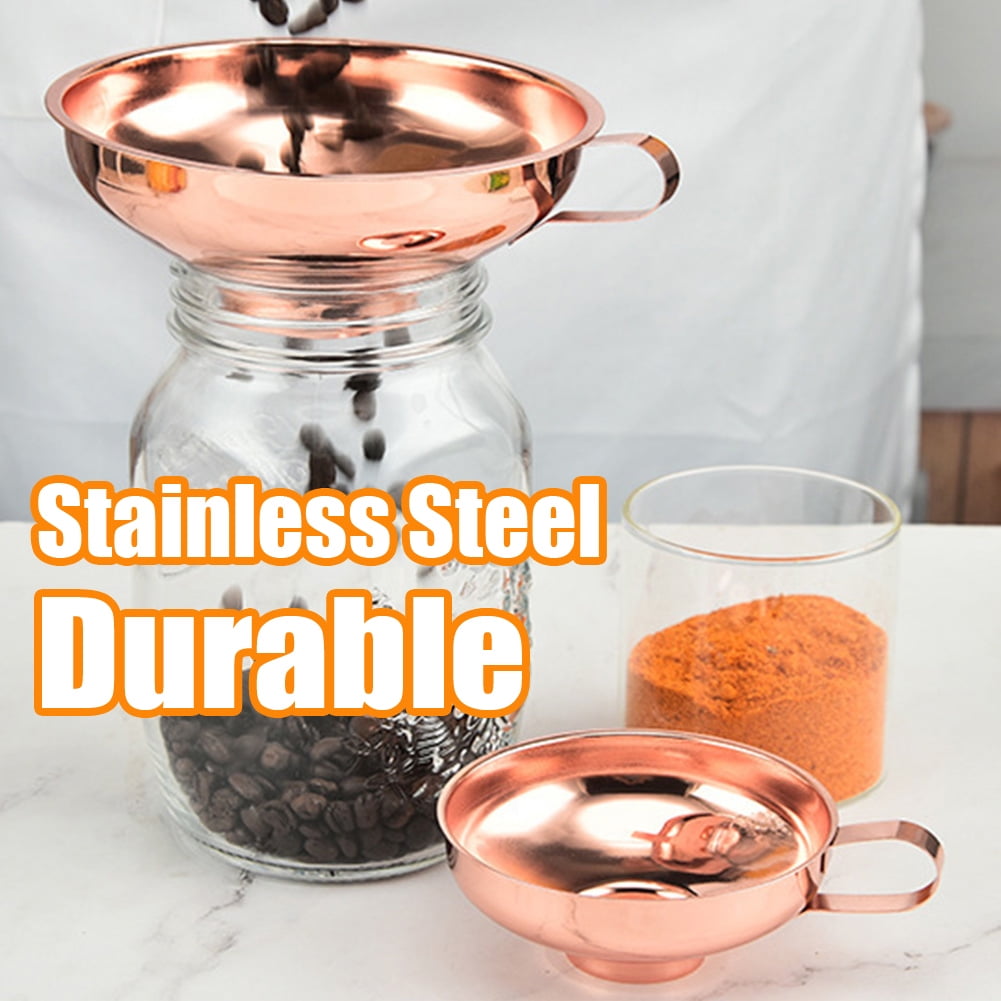 Travelwant Canning Funnel, Stainless Steel Canning Supplies Kitchen