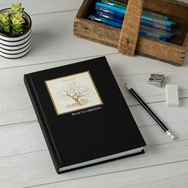 Black Tree Hardbound Sketchbook by Artist's Loft - Acid Free Black Tree Hardbound Sketchbook by Artist's Loft - Acid Free