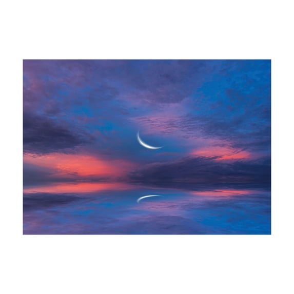 Ambesonne Nautical Jigsaw Puzzle, Reflections on Water, Heirloom-Quality Fun Activity for Family Durable Cardboard, 1000 pcs, Purple Pink