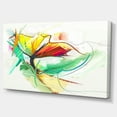 thumbnail image 2 of Nature Morte de Fleurs Jaunes Rouges - Grande Impression sur Toile Florale, 2 of 4