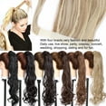 thumbnail image 5 of SEGO Long Wave Ponytail Extension With Braids Wavy Synthetic Wrap Around Ponytail Hairpiece for Women, 5 of 7