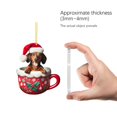thumbnail image 5 of Binwennn Rocking Ornament 2D Christmas Pendant Decoration Christmas Tree Double Printed Acrylic Flat Pendant Decoration Interesting Decoration For Christmas E, 5 of 5