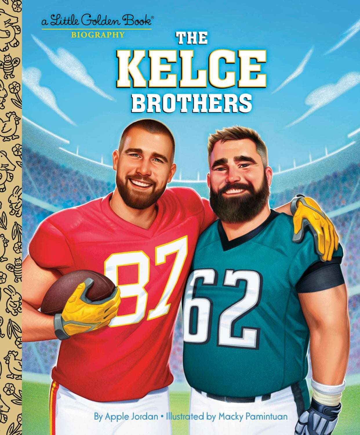 (1 pack) The Kelce Brothers: a Little Golden Book Biography (Hardcover)