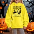 thumbnail image 2 of XQYLOS Girls Oversized Pullover Crewneck Sweatshirt Hoodies Long Sleeve Casual Halloween Letter Graphic Fashion Clothes for Kids Autumn Fall Loose, 2 of 4