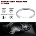 thumbnail image 4 of Xotic Tech Silver Aluminum Alloy Remote Control Key Cover Ring Rim Surrounding Compatible with Mini Cooper JCW R55 R56 R57 R58 R59 R60 R61, 4 of 8