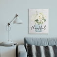 thumbnail image 2 of Stupell Industries Simple Thankful Phrase Over Country Floral Jar Canvas Wall Art Design by Lettered and Lined, 24" x 30", 2 of 6