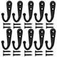 thumbnail image 2 of 10pcs Wall Hooks With Screws Alloy Hanging Single Hook Bathroom Coat Clothes Hanger Muti-function Hooks Home Organization, 2 of 8