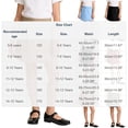thumbnail image 3 of LJEFF Girls Skorts with Shorts, Elastic Waist Casual Summer Drawstring Pockets Skirt Kids School uniforms Black Size 10, 3 of 8