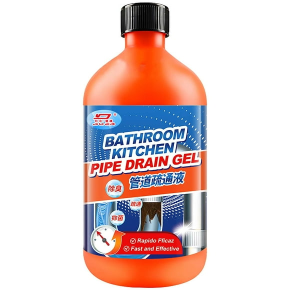 Limpiadores domésticos Espuma Cal Dragado Solución para disolver obstrucciones de inodoros y pisos de cocina Agente para drenaje 500 ml agente para drenaje