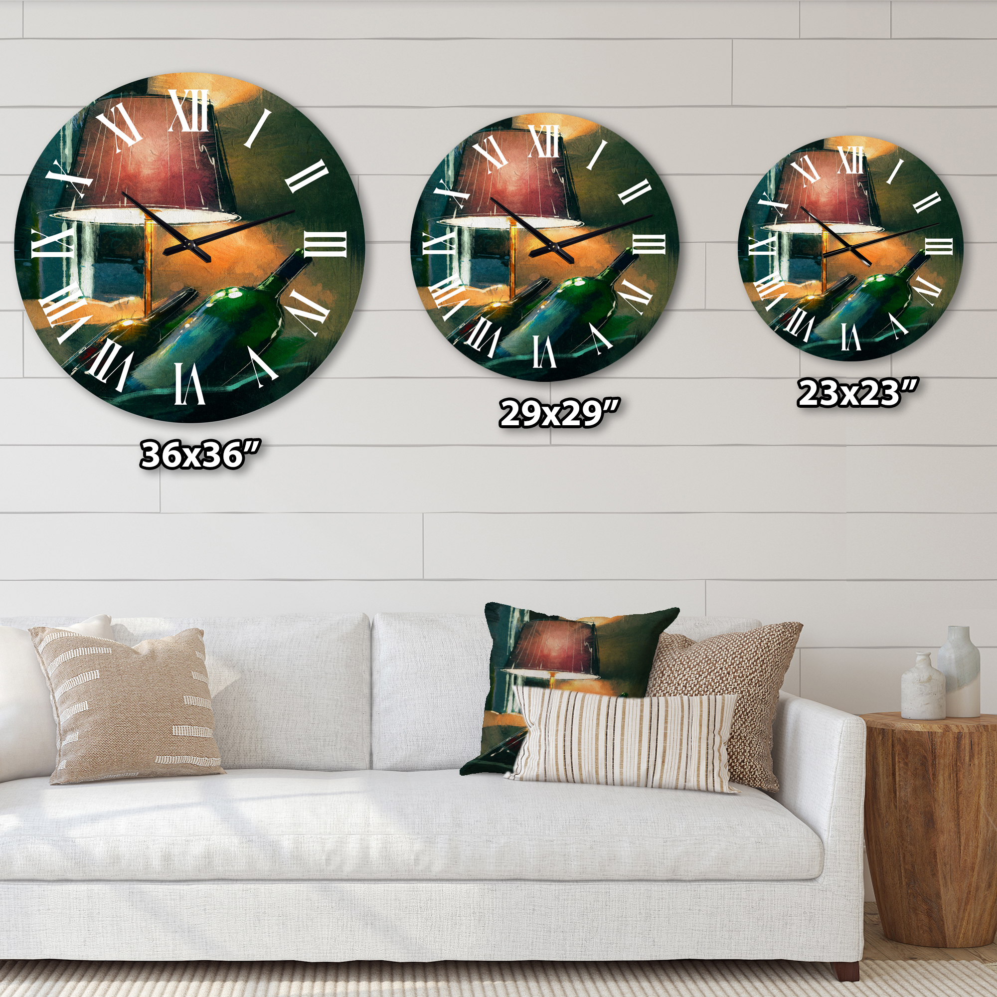 Designart 1 in Quartz Modern/Contemporary Wall Clock
