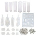 thumbnail image 1 of Daisyyozoid Wholesale DIY Bracelet Pendant Epoxy Mold Set Resin Casting Molds and Tools Set, 1 of 5