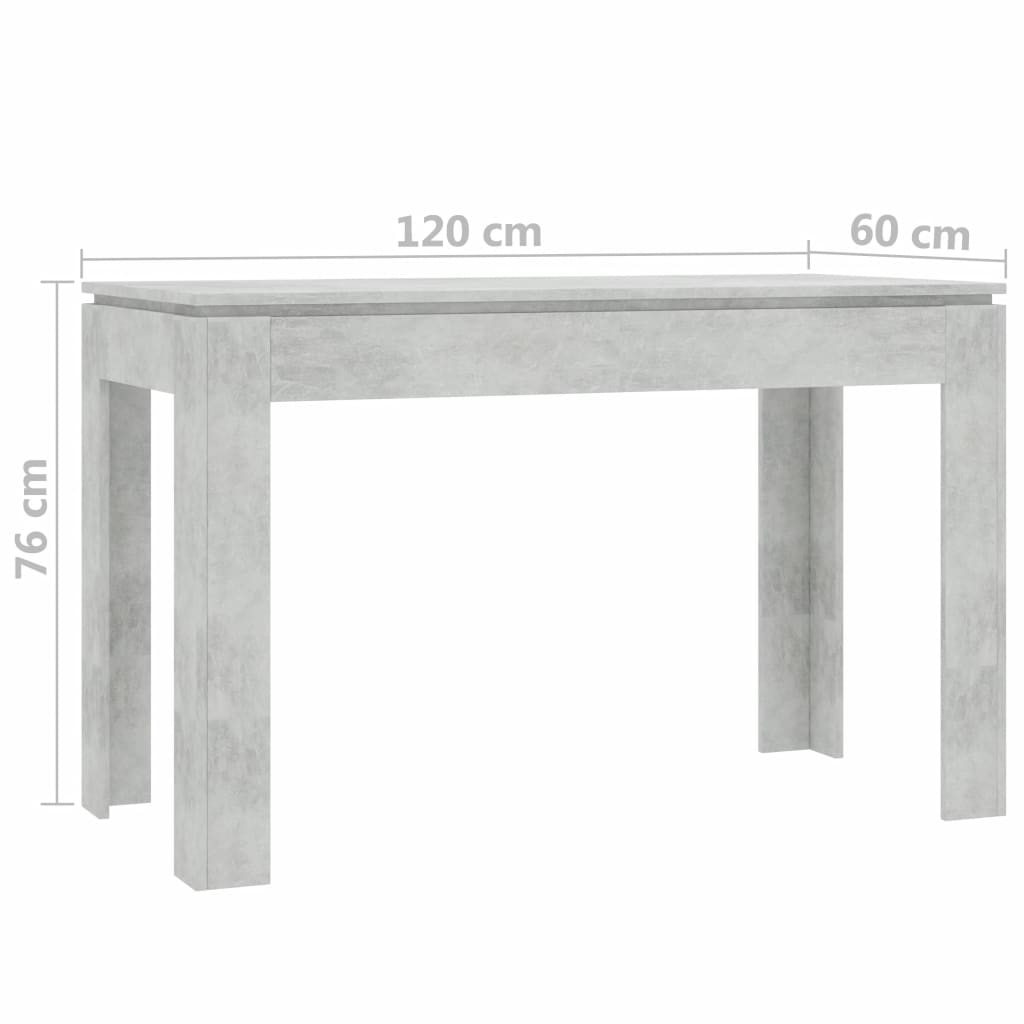 Kepooman Dining Table, Home Rectangle Dining Table for Living Room, Light Gray Kepooman Dining Table, Home Rectangle Dining Table for Living Room, Light Gray