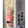 thumbnail image 3 of Sanrio Hello Kitty Hanging Storage Bag – Pink Fabric Wall Pouch Organizer for Girls Dorm Room, 3 of 4