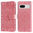 thumbnail image 1 of Funda tipo cartera GANGXUN para Google Pixel 7 , diseño girasol, cuero PU, soporte, cierre magnético, tarjetero, 1 of 5