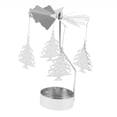 thumbnail image 4 of jifeng 1xMetal Xmas Rotating Tea Light Candle Holder Center Decor-Tree, 4 of 7