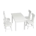 thumbnail image 3 of Weiweiguan 1 Set Mini House Furniture Wooden Table Chair Set Simulated Furniture Decor, 3 of 6