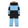thumbnail image 4 of longantii Girls Boys Snow Suit for Kids One Piece Snowsuit Waterproof Windproof Thermal Winter Snowboarding Ski Suits Overalls Snow Clothes Blue 12-13 Years, 4 of 7