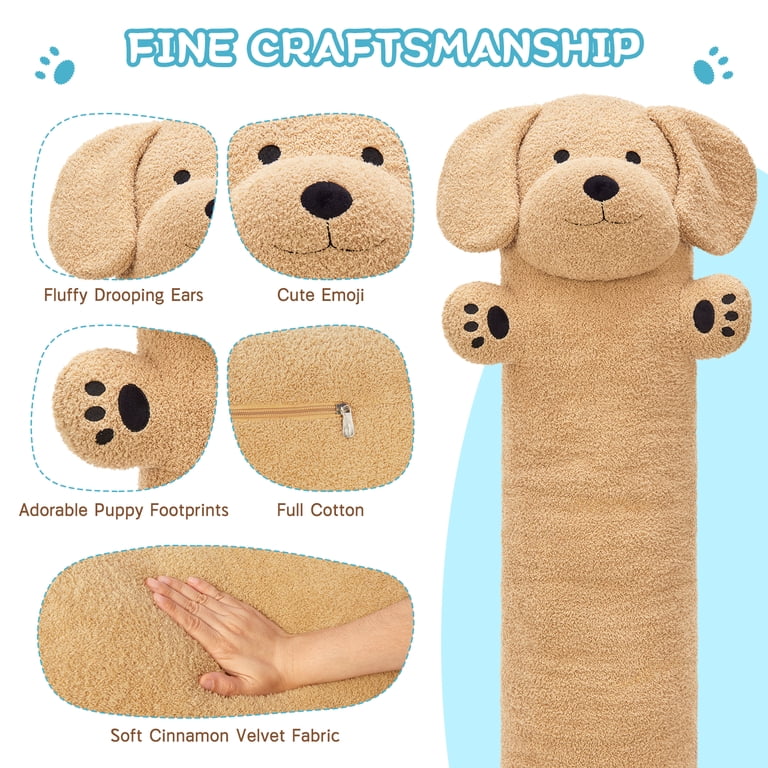 Morismos 43.3 Inch Golden Retriever Dog Body Pillow Plush photo 7