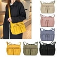 thumbnail image 4 of Crossbody Bags Women Multi Pocket Shoulder Bag Waterproofs Nylon Messenger Purse, 4 of 20