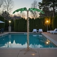 thumbnail image 2 of Tcbosik 5 FT Lighted Palm Tree with 207 Lights, Outdoor Artificial Tropical Tree for Patio, Poolside, Backyard, Christmas Holiday Decoration, Green, 2 of 8