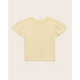 thumbnail image 3 of easy-peasy Toddler Girl Essential Soft Seam Short Ruffle Sleeve Tee, Sizes 18M-5T, 3 of 3