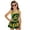 Jamaica Flag Tie Dye, variant on Binienty Mermaid Swimsuit For Girls 4-6 One Piece Swimdress Crew Neck Bathing Suit for Girls Criss Cross Quick Dry Swimwear Beach Gymnastics