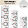 thumbnail image 4 of Multicolor Ethnic Geometric Border Pattern Kitchen Rugs Sets Of 3,Kitchen Runner Rugs Non Skid Washable,Decorative Kitchen Floor Mats for Kitchen,Sink,Laundry,17"x30"+ 17"x47" + 17"x59", 4 of 6