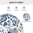 thumbnail image 5 of Logiee Blue Paisley Print Unisex Knit Beanie for Men Women Winter Hat,Beanies Skull Caps, 5 of 7