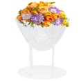 thumbnail image 3 of Fichiouy 2Pcs Flower Rack Vase Stand Prop Acrylic Crystal Holder for Wedding Party Decor Clear, 3 of 9