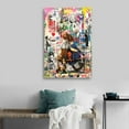 thumbnail image 4 of Banksy Graffiti Work Well Together Room Aesthetic Poster Print Art Wall Painting Canvas Posters Gifts Modern Bedroom Decor 24x36inch(60x90cm), 4 of 6